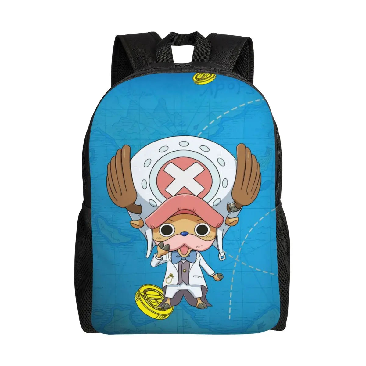 Plecak Tony Tony Chopper One Piece – ikoniczne niebieskie tło