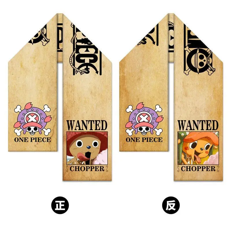 Szalik One Piece – Tony Chopper z plakatem „Wanted”, maskotka