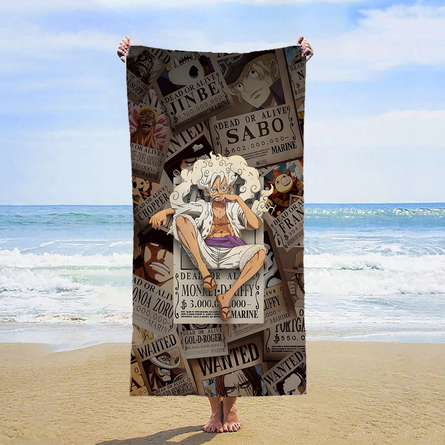 Ręcznik plażowy One Piece – Wanted Tony Tony Chopper (Cotton Candy)