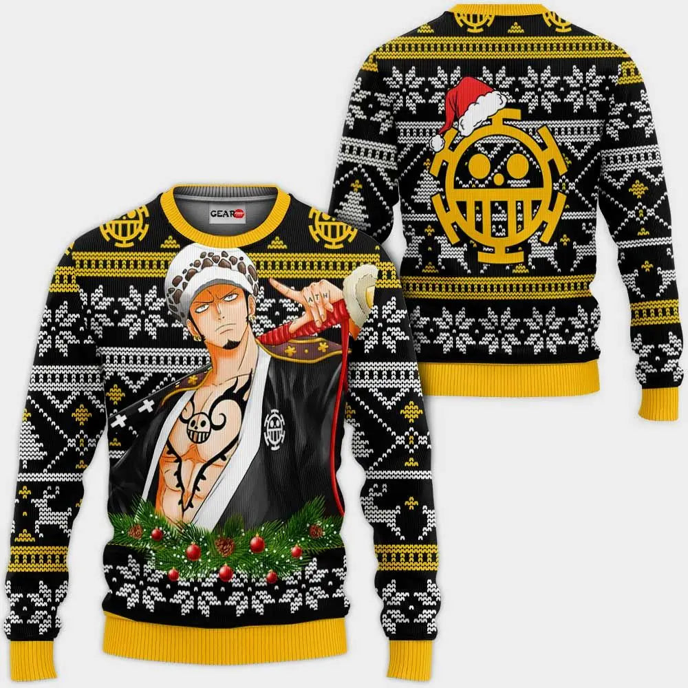 Bluza One Piece - Wzór Monkey D. Luffy Gear 5 (Czarna)