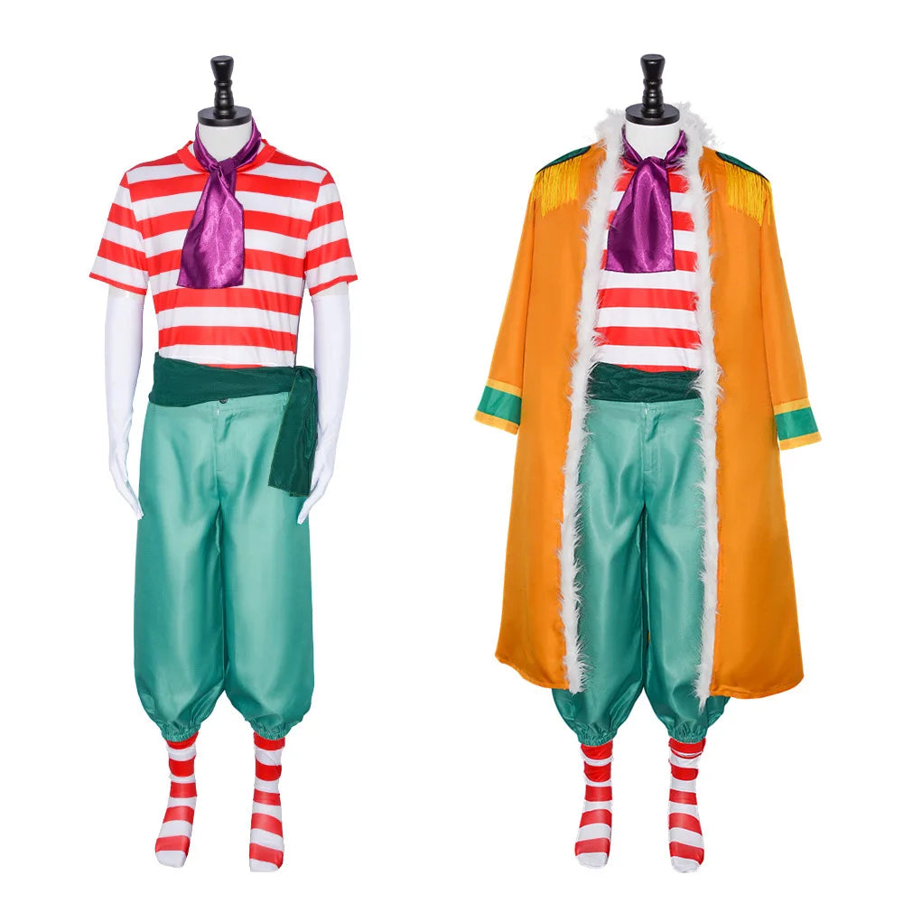 Kostium cosplay One Piece – kompletny strój Buggy’ego Klauna