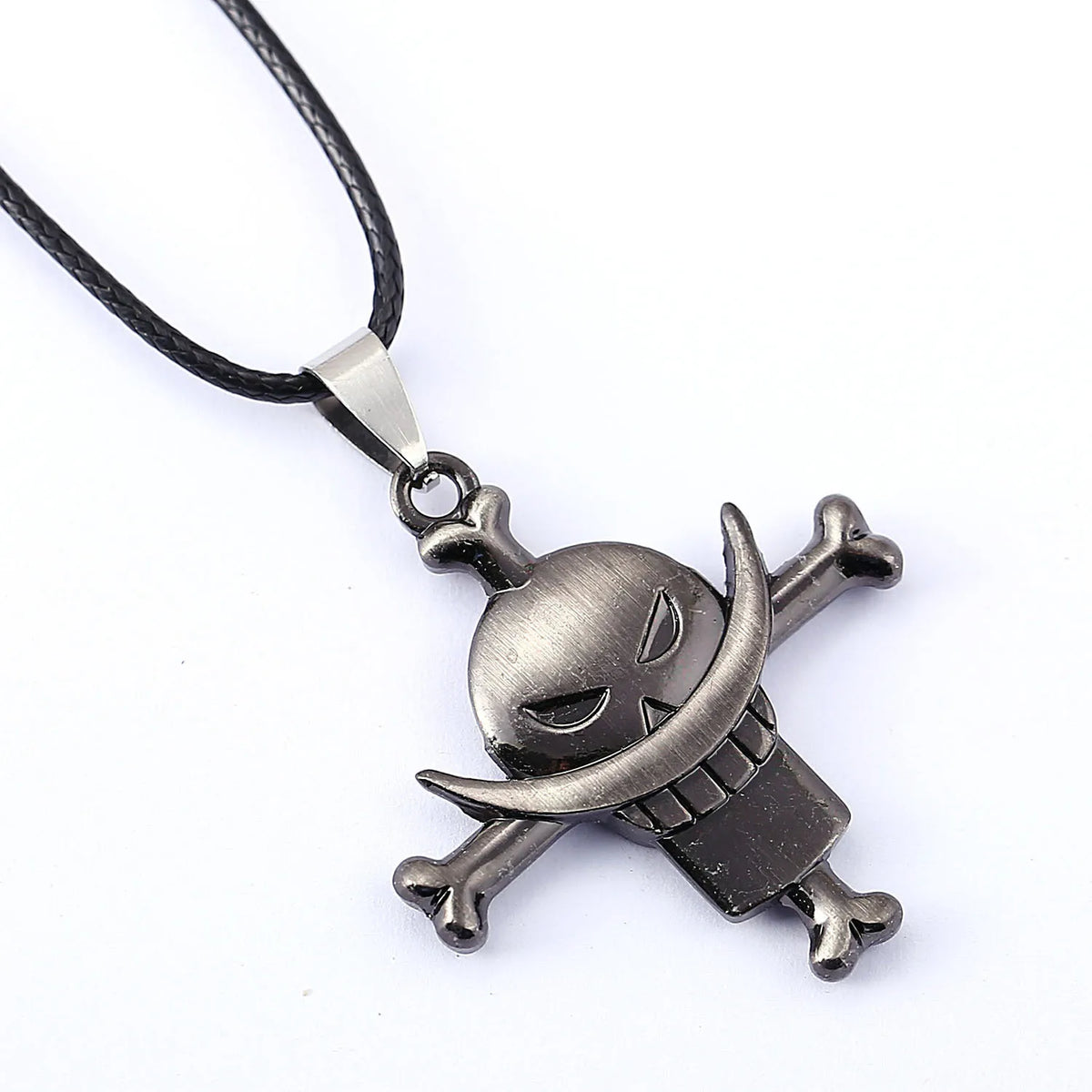 Naszyjnik One Piece - Zawieszka Jolly Roger Edwarda Newgate’a (Białobrody)