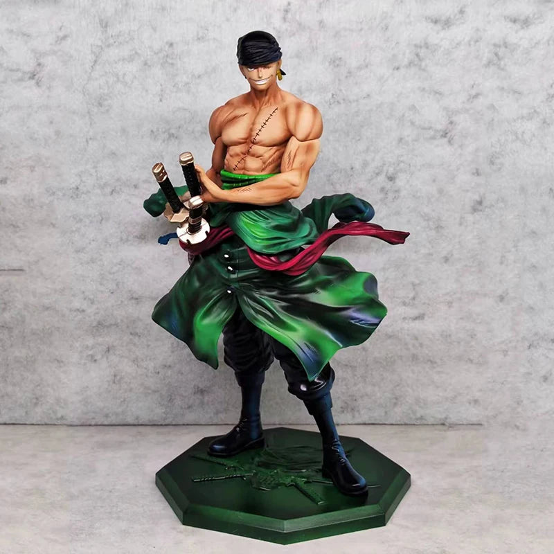 Figurka premium One Piece – Roronoa Zoro w stylu Wano (efekty LED i aura)