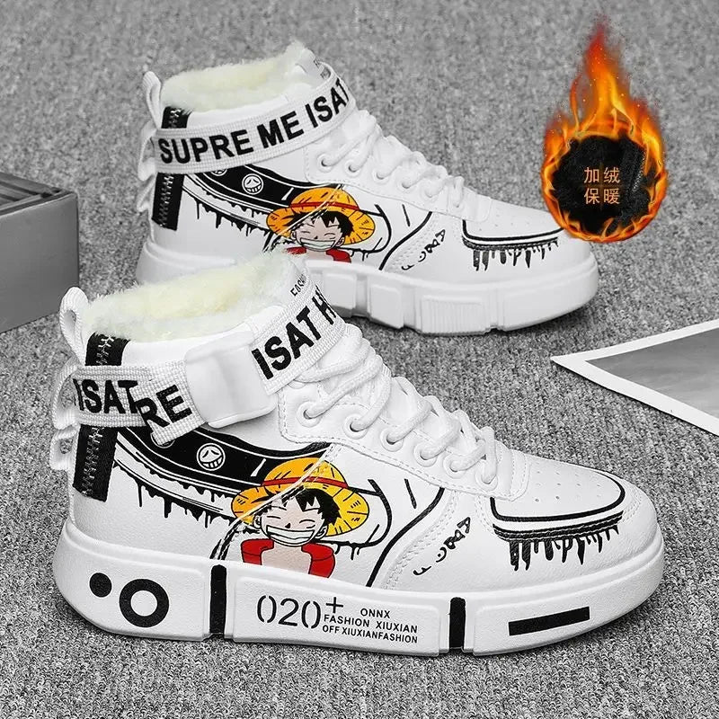 Buty sportowe One Piece – biały streetwear z Zoro