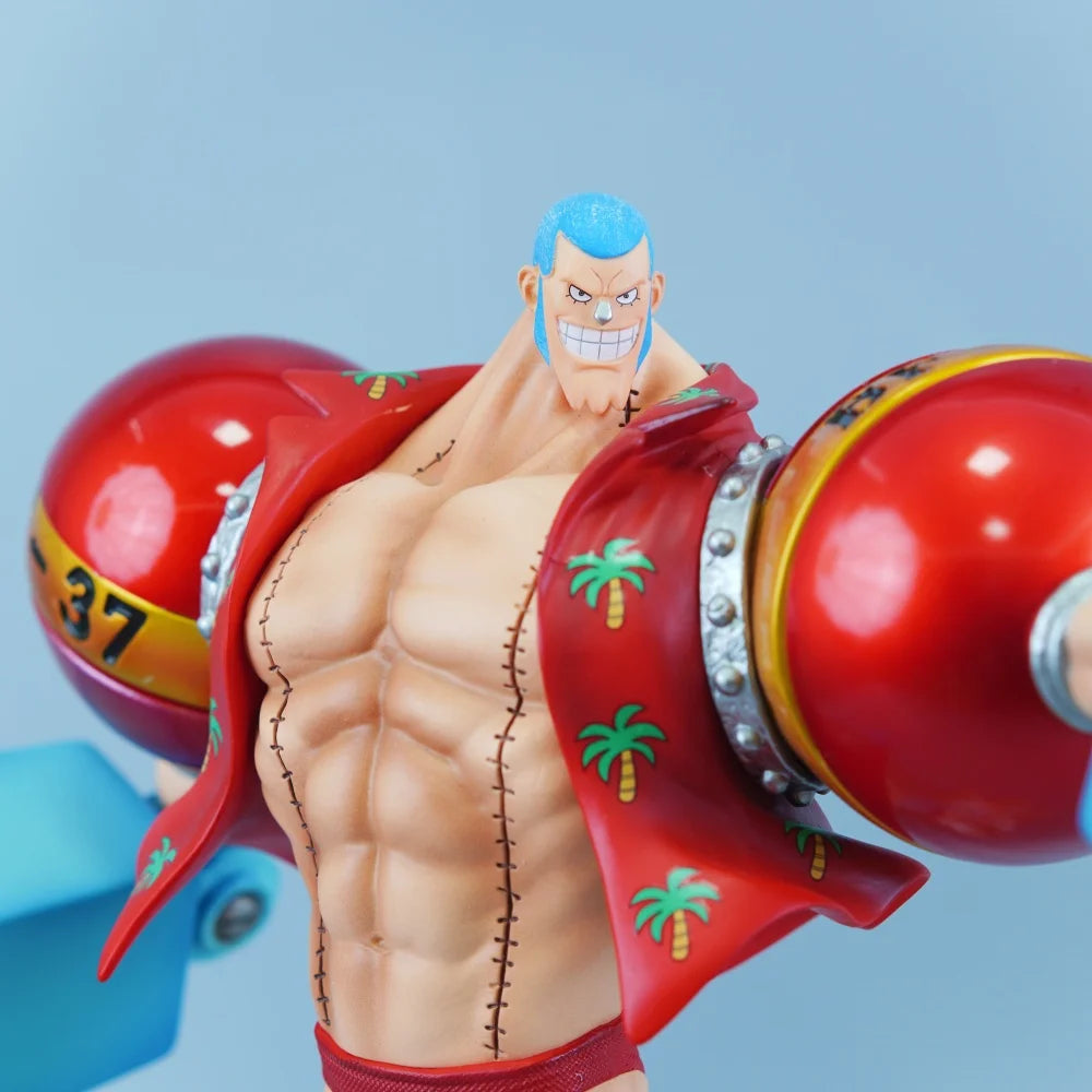 Statua One Piece – Franky Shogun „Iron Pirate” (figurka akcji 28.5cm)