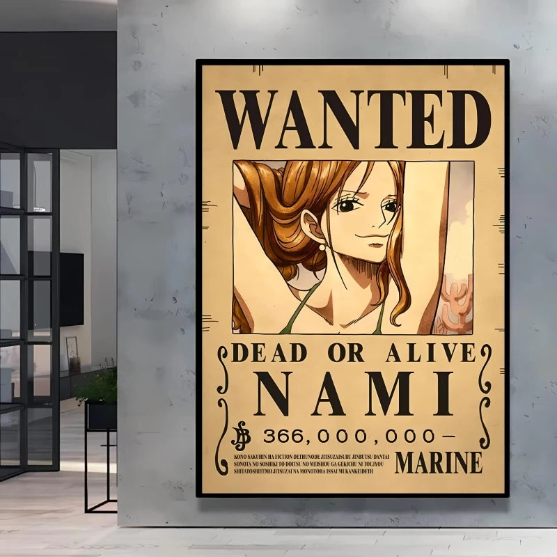 Plakat One Piece Wanted – Nami (Złodziejka Kotka)