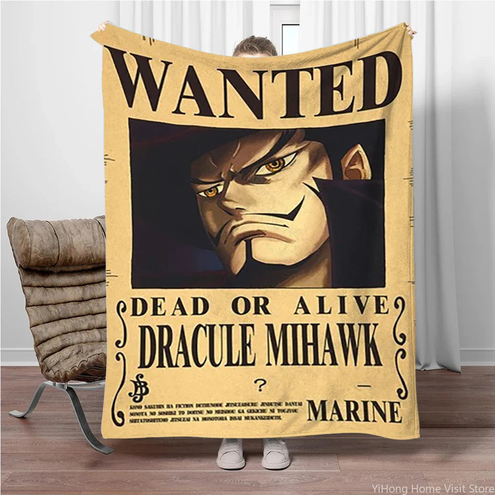 Plakat One Piece Wanted – Dracule Mihawk (Jastrzębie Oko)
