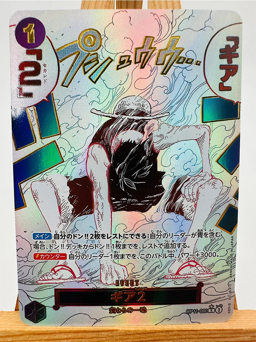 Karta One Piece TCG – Monkey D. Luffy (tradycyjna sztuka japońska)
