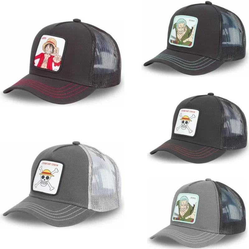 Czapka trucker One Piece - Zoro Czarna