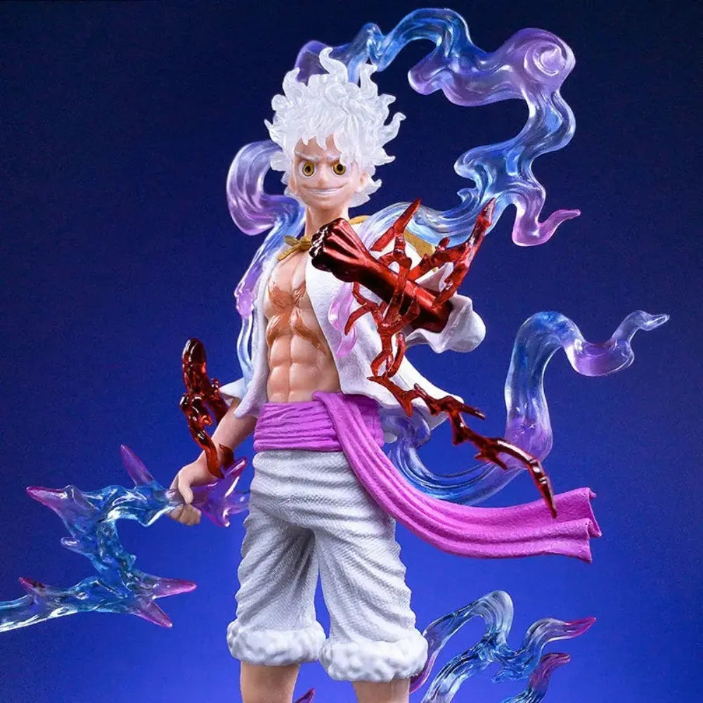 Figurka One Piece – Luffy Gear 5 (efekty błyskawic i przemiany)