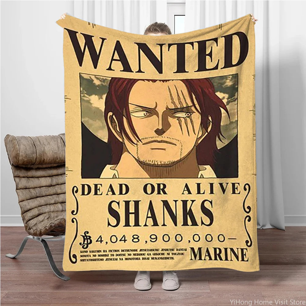 Plakat One Piece Wanted – Shanks Rudowłosy (Cesarz)