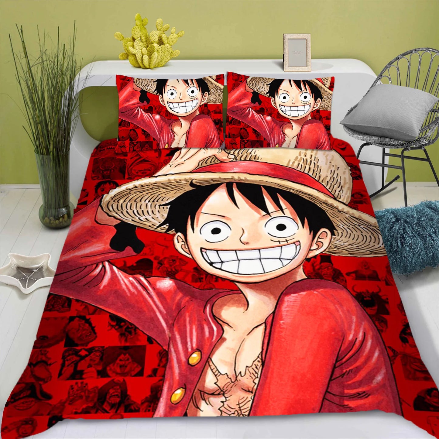 Komplet pościeli One Piece - Monkey D. Luffy Gear 2 (Akcja)