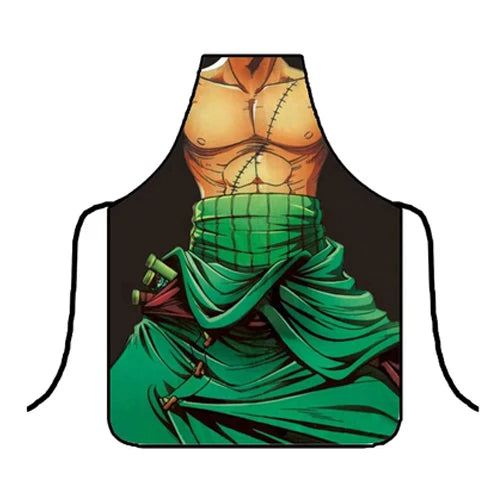 Fartuch One Piece – Roronoa Zoro w zielonym stroju