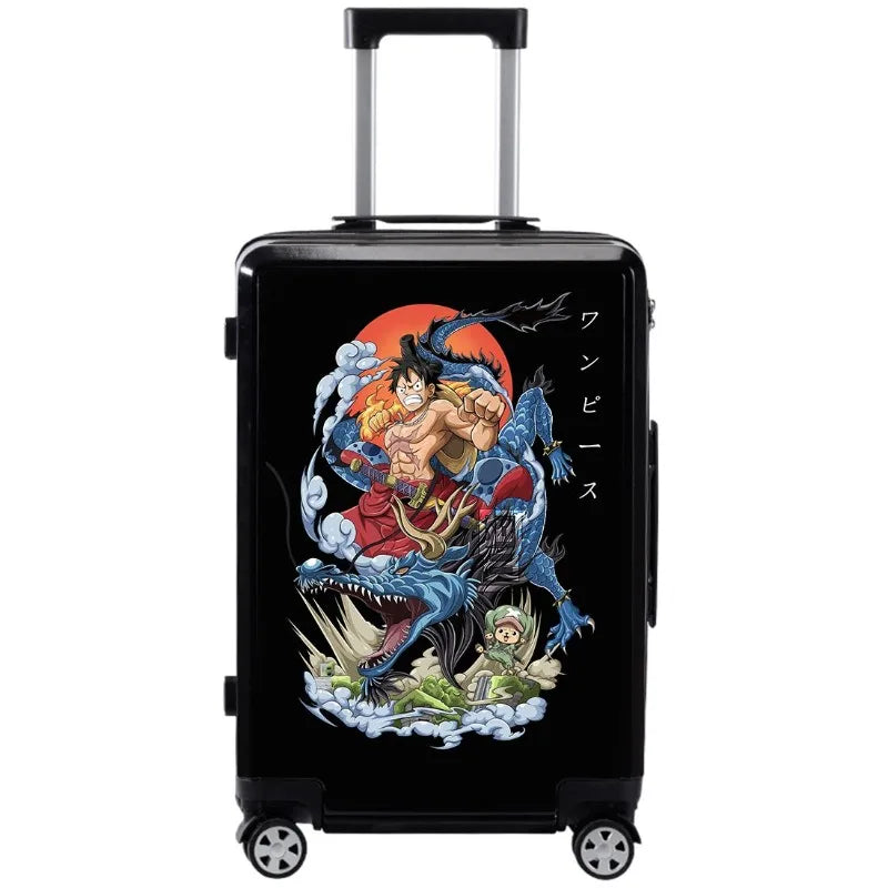 Walizka One Piece – Załoga Słomkowego Kapelusza: Przygoda (czarna)