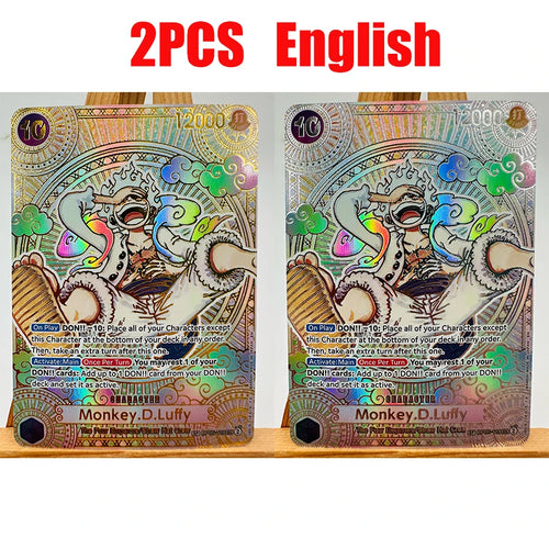 Dwupak One Piece TCG – Luffy i Shanks (2 sztuki, angielskie)