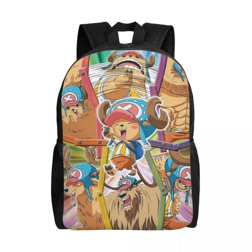 Plecak Tony Tony Chopper One Piece – kolorowa ilustracja załogi