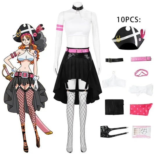 Kostium cosplay One Piece – strój Uty (Film Red – edycja specjalna)