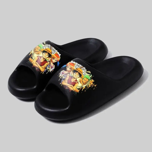 Klapki One Piece – Załoga w stylu chibi