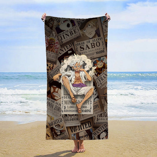 Ręcznik plażowy One Piece – Wanted Tony Tony Chopper (Cotton Candy)