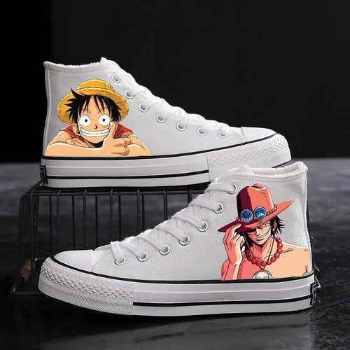Trampki One Piece - Ace Białe