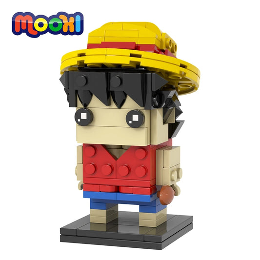 Figurka Lego One Piece – Monkey D. Luffy (styl klockowy)