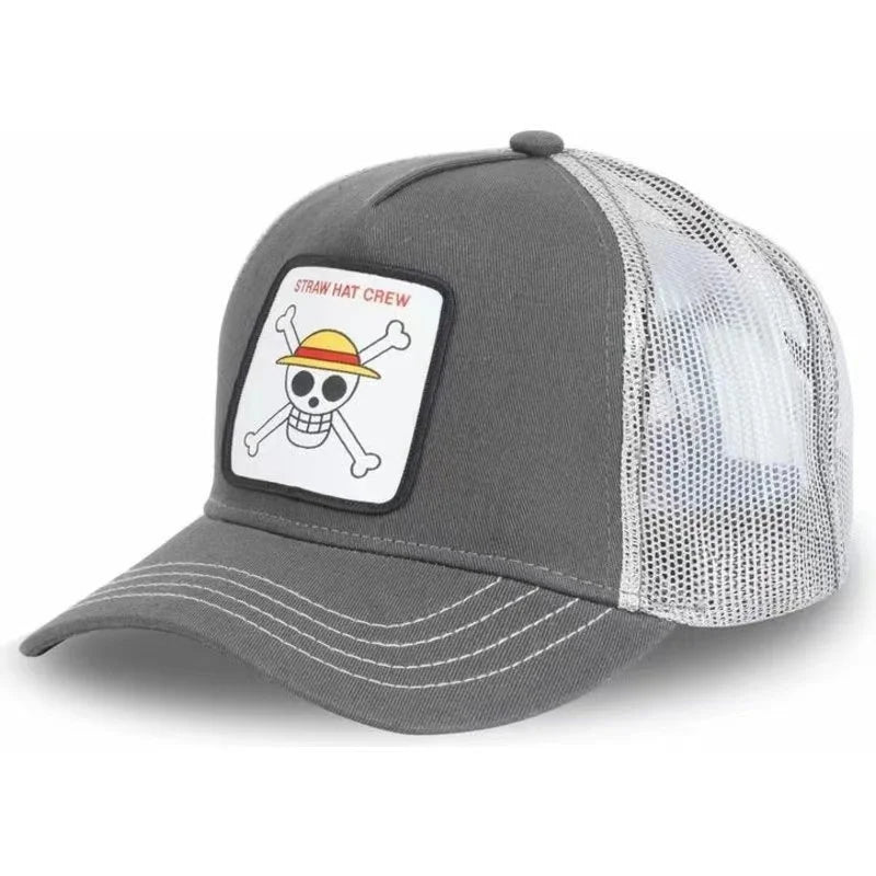 Czapka trucker One Piece - Luffy Szary