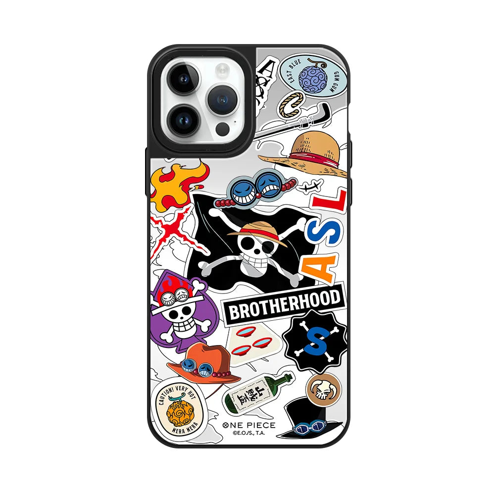 Etui na iPhone’a One Piece – Wielobarwny kolaż mangowy