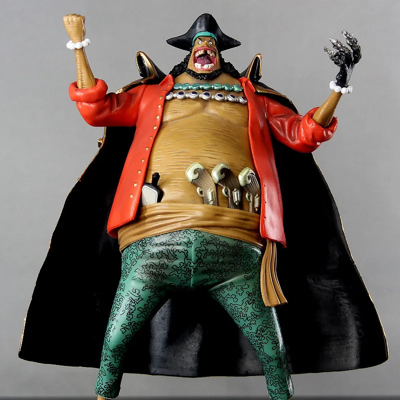 Statua One Piece — Czarnobrody (bojowe detale i czarny płaszcz)