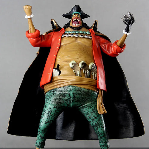 Statua One Piece — Czarnobrody (bojowe detale i czarny płaszcz)