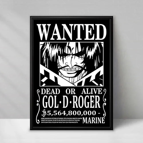 Plakat One Piece Wanted – Gol D. Roger (Król Piratów)