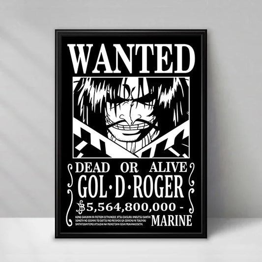 Plakat One Piece Wanted – Gol D. Roger (Król Piratów)