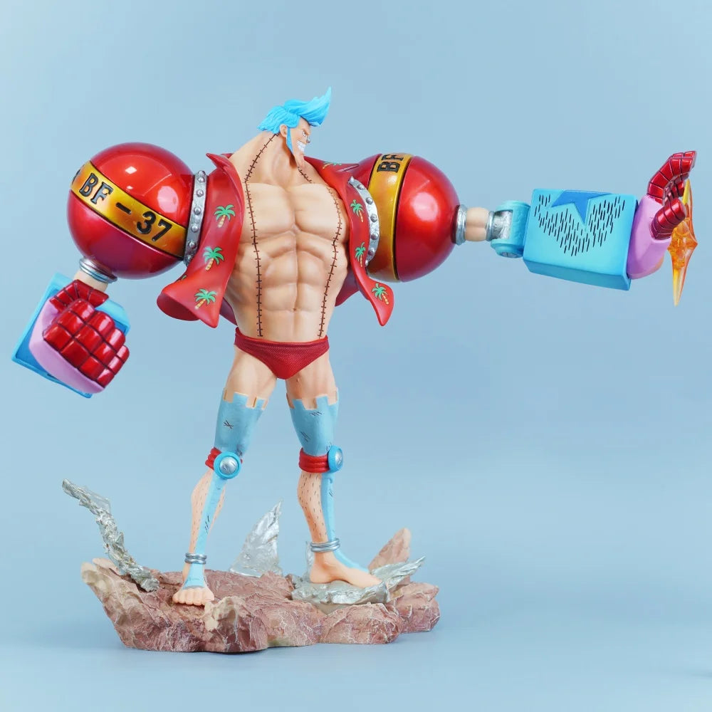 Statua One Piece – Franky Shogun „Iron Pirate” (figurka akcji 28.5cm)
