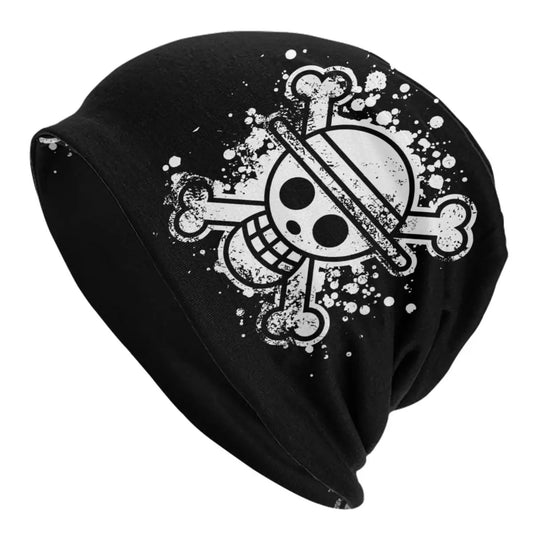 Czapka One Piece - Czaszka Srebrne cekiny