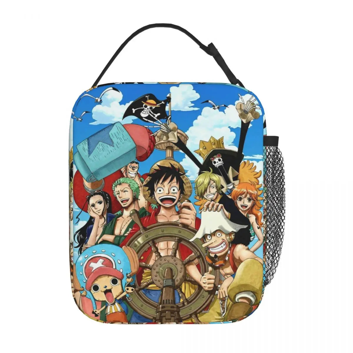 Torba termoizolacyjna One Piece – Luffy w stylu plakatu gończego