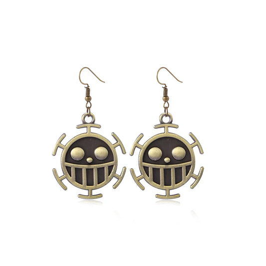 Kolczyki One Piece – Emblemat Lawa Op-Op no Mi
