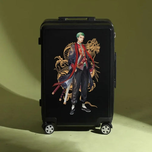 Walizka One Piece – Roronoa Zoro w pozie bojowej (czarna)