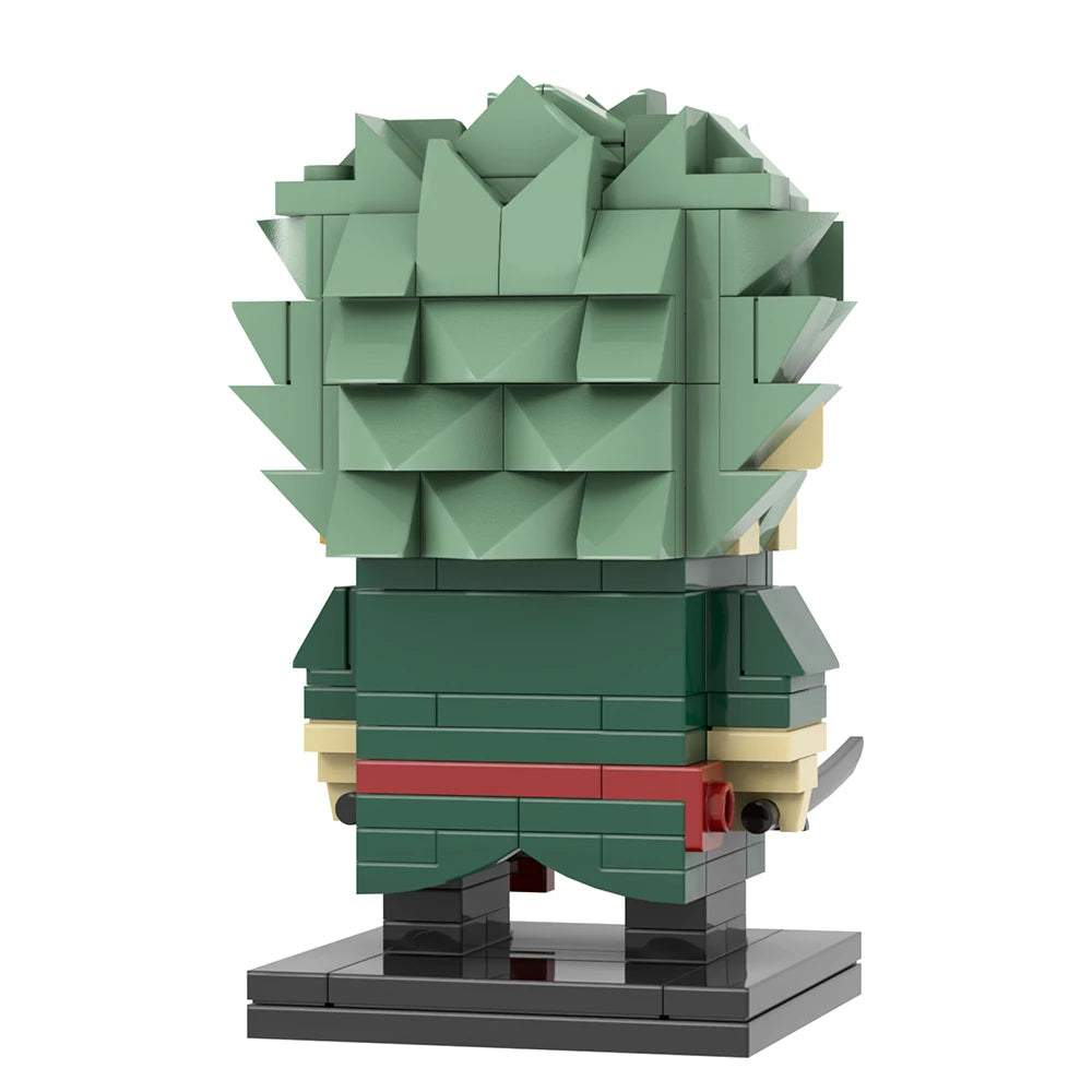 Figurka Lego One Piece – Roronoa Zoro (styl klockowy)