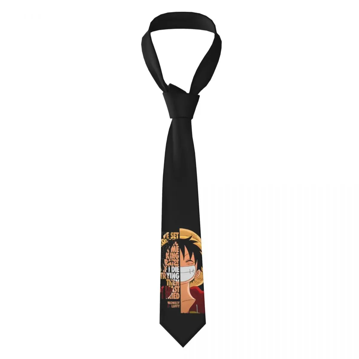 Krawat One Piece – Klasyczny portret Luffy’ego