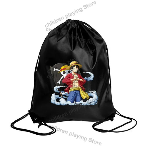 Worek ze sznurkiem One Piece – Monkey D. Luffy Siedząca ilustracja