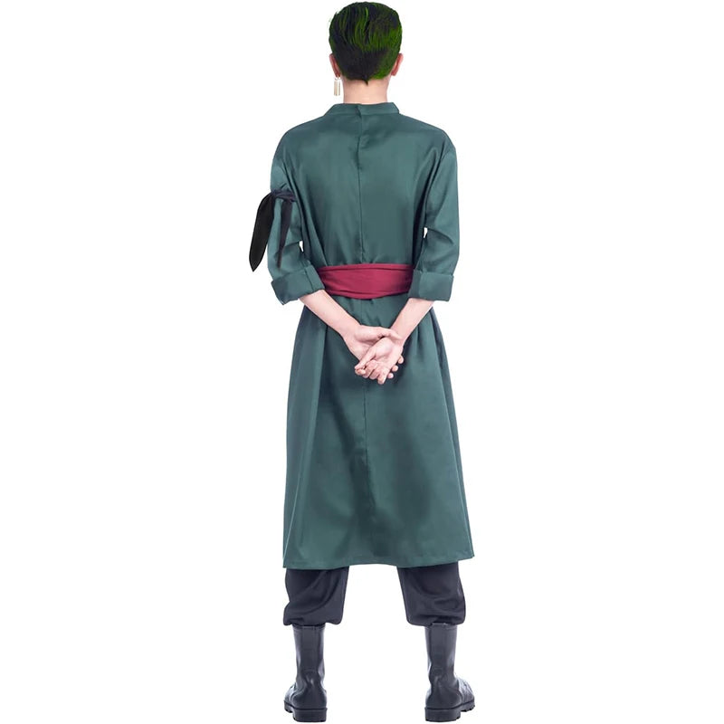 Przebranie One Piece – strój dla dorosłych Roronoa Zoro (w stylu Wano Kuni)