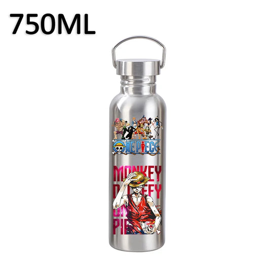 Butelka One Piece 750ml – Luffy i załoga w kolorowej wersji