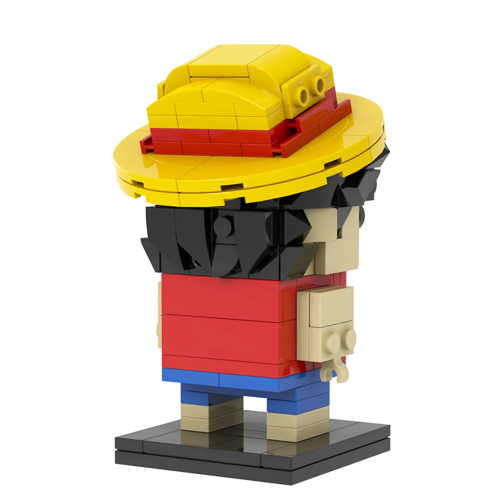 Figurka Lego One Piece – Monkey D. Luffy (styl klockowy)