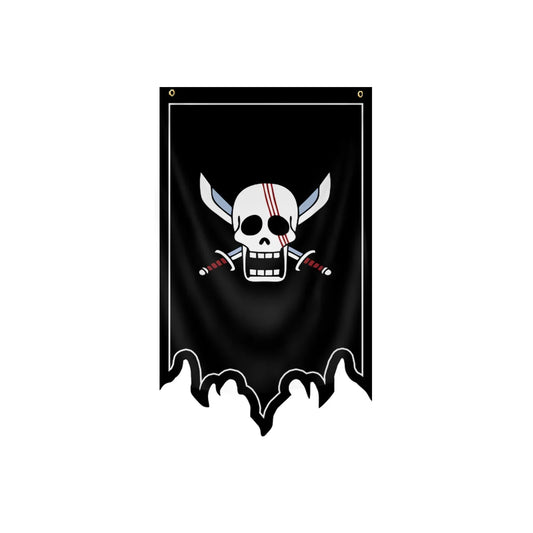Flaga One Piece – Jolly Roger Piratów Rudowłosego (Shanks)