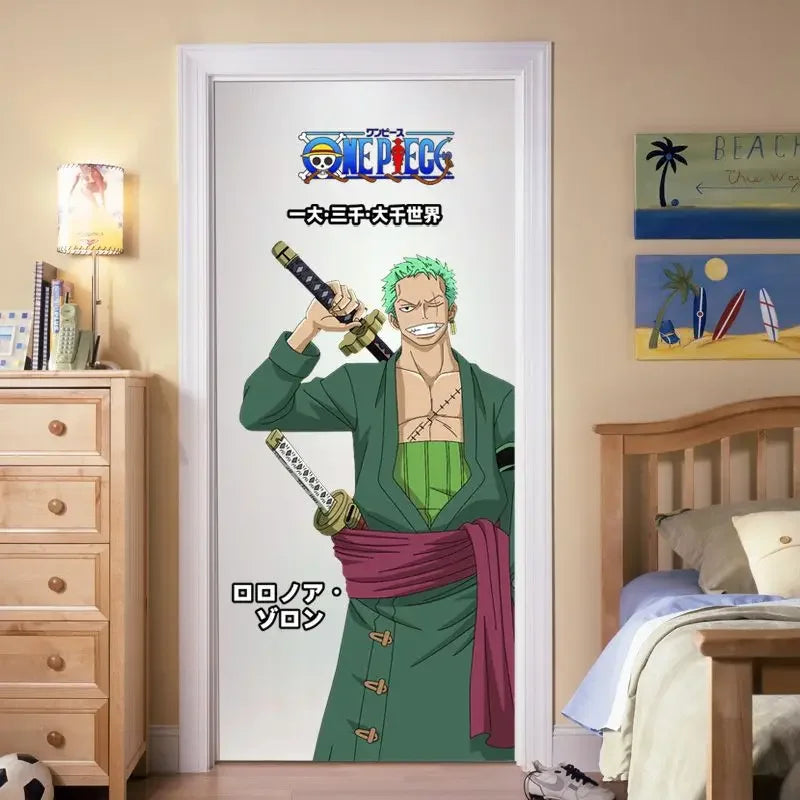 Gobelin ścienny One Piece – Roronoa Zoro w stylu Wano Kuni (dekoracja)