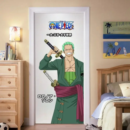 Gobelin ścienny One Piece – Roronoa Zoro w stylu Wano Kuni (dekoracja)