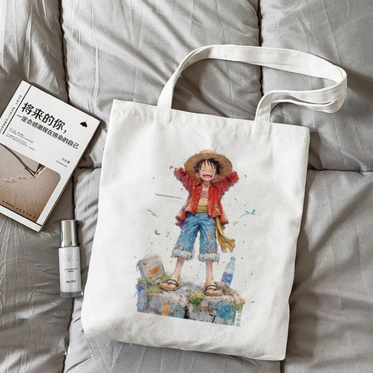 Torba typu tote One Piece – Luffy stojący podczas przygody