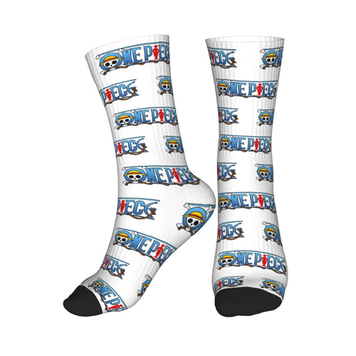Skarpetki One Piece - Paski z logo