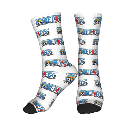 Skarpetki One Piece - Paski z logo