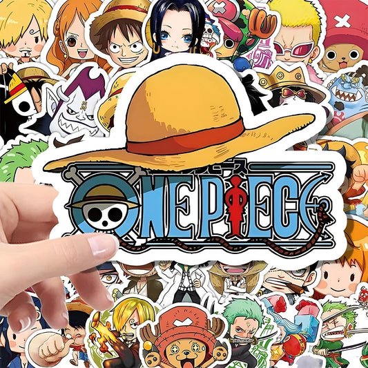 Zestaw naklejek One Piece – wzory kawaii i chibi (różne postacie)