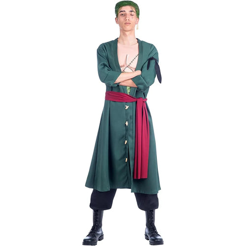 Przebranie One Piece – strój dla dorosłych Roronoa Zoro (w stylu Wano Kuni)
